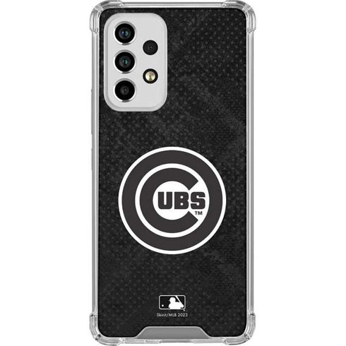 MLB Chicago Cubs Dark Wash Galaxy A53 5G Clear Case