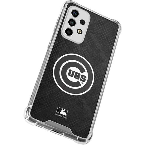 MLB Chicago Cubs Dark Wash Galaxy A53 5G Clear Case