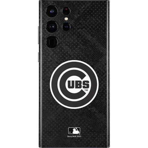 MLB Chicago Cubs Dark Wash Galaxy S22 Ultra Skin