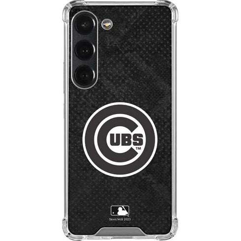 MLB Chicago Cubs Dark Wash Galaxy S23 Clear Case