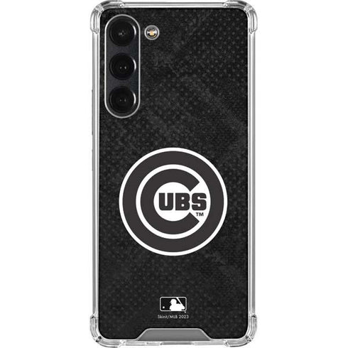 MLB Chicago Cubs Dark Wash Galaxy S23 Plus Clear Case