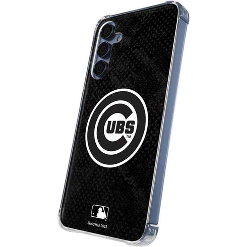 MLB Chicago Cubs Dark Wash Galaxy S24 Clear Case