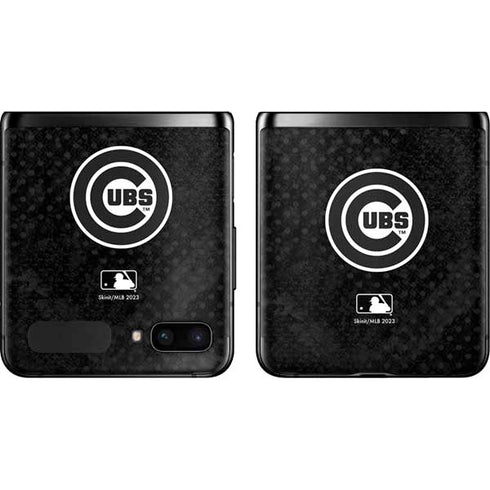 MLB Chicago Cubs Dark Wash Galaxy Z Flip Skin