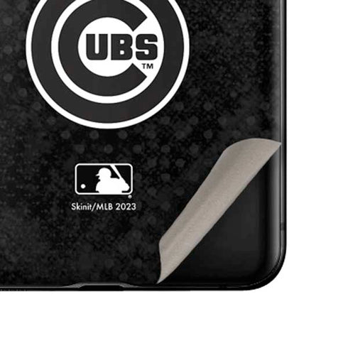 MLB Chicago Cubs Dark Wash Galaxy Z Flip Skin