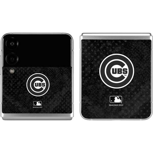 MLB Chicago Cubs Dark Wash Galaxy Z Flip4 5G Skin