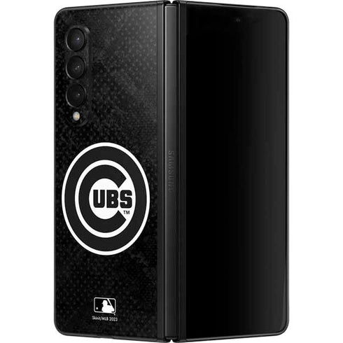 MLB Chicago Cubs Dark Wash Galaxy Z Fold3 5G Skin