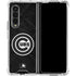 MLB Chicago Cubs Dark Wash Galaxy Z Fold4 5G Clear Case