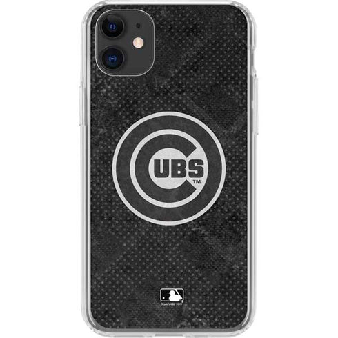 MLB Chicago Cubs Dark Wash iPhone 11 Clear Case