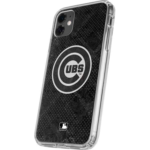 MLB Chicago Cubs Dark Wash iPhone 11 Clear Case
