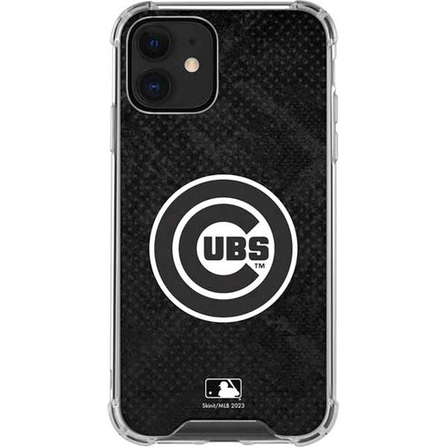 MLB Chicago Cubs Dark Wash iPhone 12 Mini Clear Case