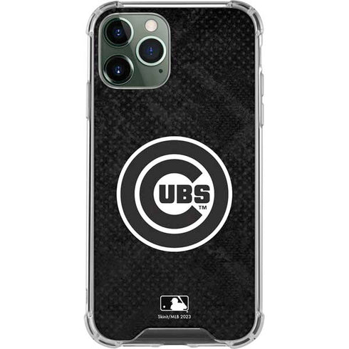 MLB Chicago Cubs Dark Wash iPhone 12 Pro Max Clear Case