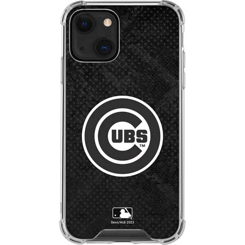 MLB Chicago Cubs Dark Wash iPhone 13 Mini Clear Case