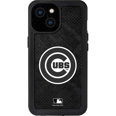 MLB Chicago Cubs Dark Wash iPhone 13 Mini Waterproof Case