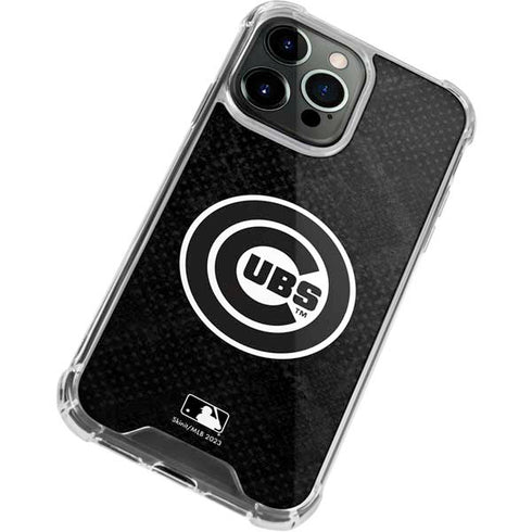 MLB Chicago Cubs Dark Wash iPhone 13 Pro Clear Case