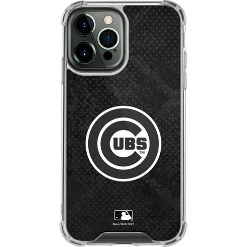 MLB Chicago Cubs Dark Wash iPhone 13 Pro Max Clear Case