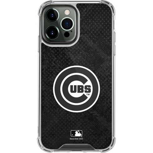 MLB Chicago Cubs Dark Wash iPhone 15 Pro Max Clear Case