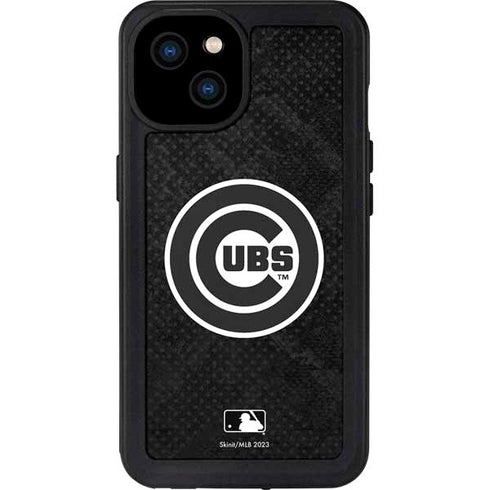 MLB Chicago Cubs Dark Wash iPhone 15 Plus Waterproof Case