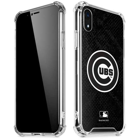 MLB Chicago Cubs Dark Wash iPhone XR Clear Case
