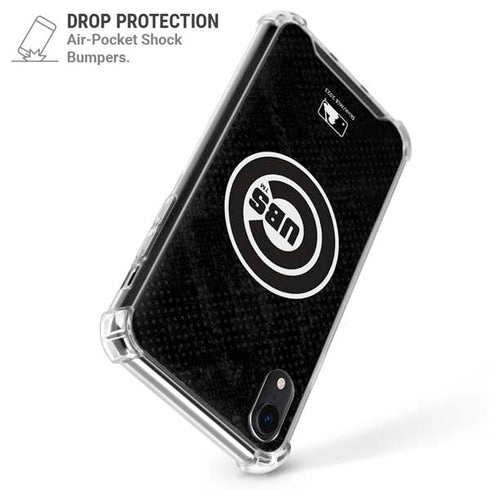 MLB Chicago Cubs Dark Wash iPhone XR Clear Case