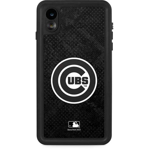 MLB Chicago Cubs Dark Wash iPhone XR Waterproof Case