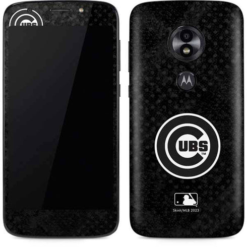 MLB Chicago Cubs Dark Wash Moto E5 Play Skin