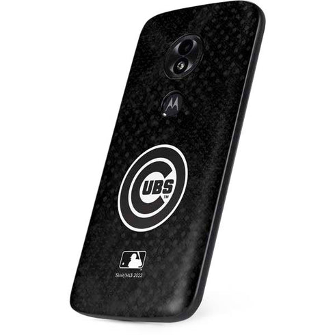 MLB Chicago Cubs Dark Wash Moto E5 Play Skin