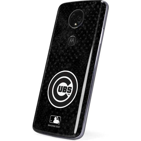 MLB Chicago Cubs Dark Wash Moto E5 Plus Skin