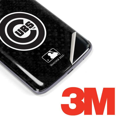 MLB Chicago Cubs Dark Wash Moto E5 Plus Skin