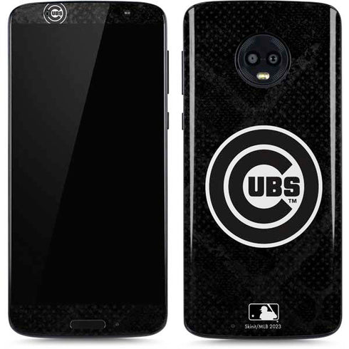 MLB Chicago Cubs Dark Wash Moto G6 Skin