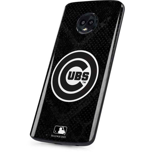 MLB Chicago Cubs Dark Wash Moto G6 Skin