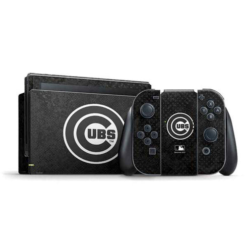 MLB Chicago Cubs Dark Wash Nintendo Switch Bundle Skin