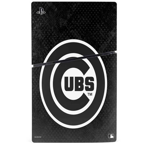 MLB Chicago Cubs Dark Wash PS5 Slim Digital Edition Bundle Skin