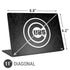 MLB Chicago Cubs Dark Wash Universal Laptop 11in (8.8 x 6.2in) Skin