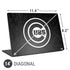 MLB Chicago Cubs Dark Wash Universal Laptop 14in (11.4 x 8.2in) Skin