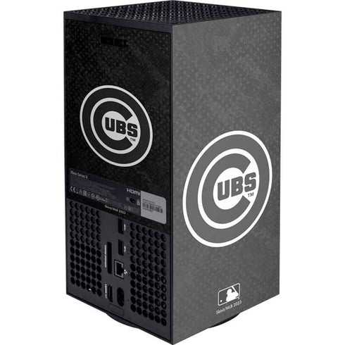 MLB Chicago Cubs Dark Wash Xbox Series X Console Skin