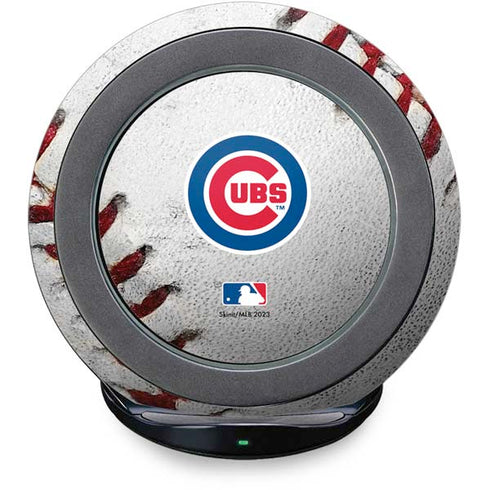 MLB Chicago Cubs Game Ball Fast Charge Wireless Charging Stand Skin