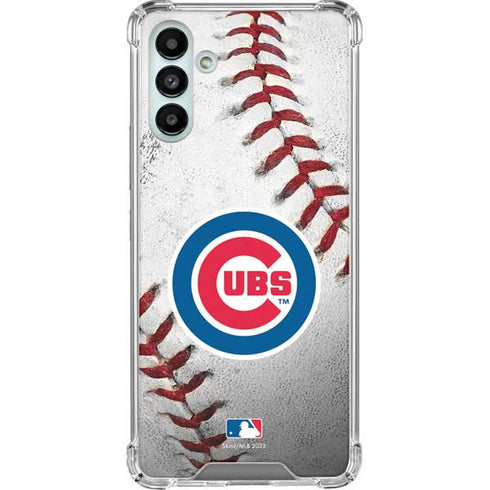 MLB Chicago Cubs Game Ball Galaxy A13 5G Clear Case