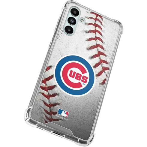 MLB Chicago Cubs Game Ball Galaxy A13 5G Clear Case