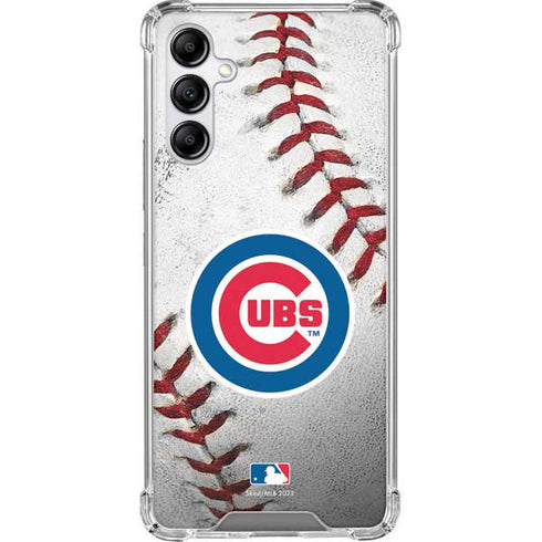 MLB Chicago Cubs Game Ball Galaxy A14 5G Clear Case