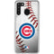 MLB Chicago Cubs Game Ball Galaxy A21 Clear Case