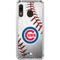 MLB Chicago Cubs Game Ball Galaxy A30 Clear Case