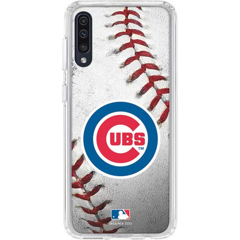 MLB Chicago Cubs Game Ball Galaxy A50 Clear Case