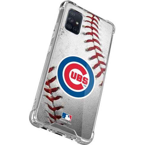 MLB Chicago Cubs Game Ball Galaxy A51 5G Clear Case