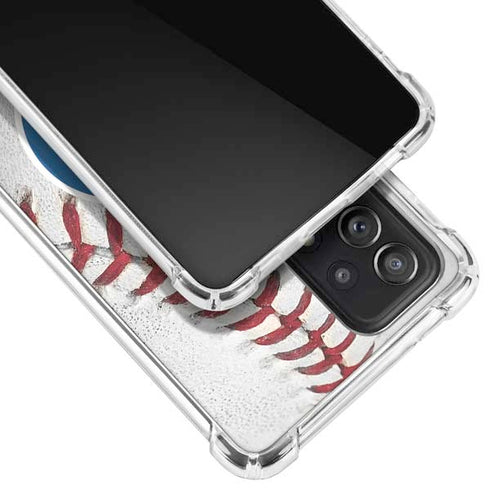MLB Chicago Cubs Game Ball Galaxy A52 5G Clear Case