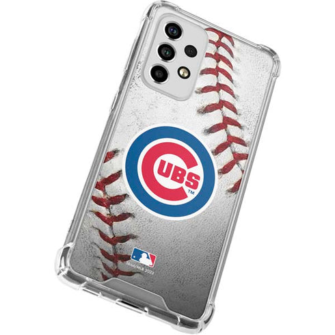 MLB Chicago Cubs Game Ball Galaxy A53 5G Clear Case