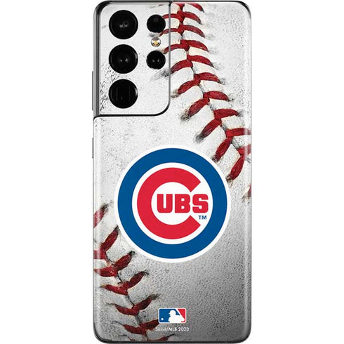 MLB Chicago Cubs Game Ball Galaxy S21 Ultra 5G Skin