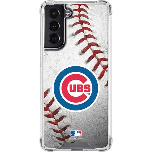 MLB Chicago Cubs Game Ball Galaxy S22 Clear Case