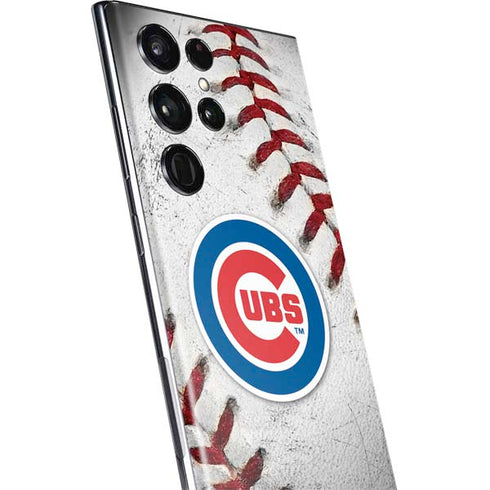 MLB Chicago Cubs Game Ball Galaxy S22 Ultra Skin