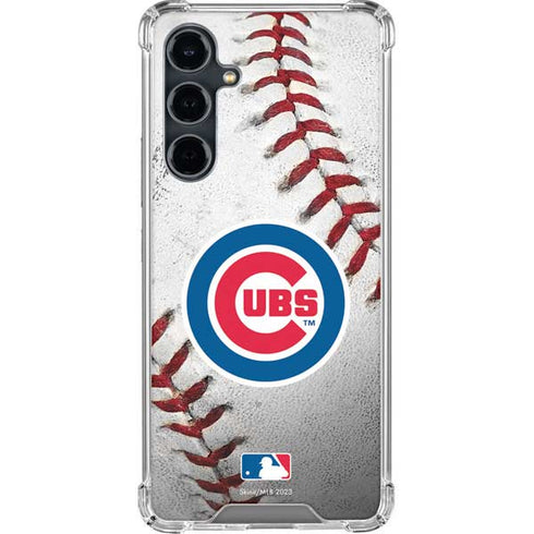 MLB Chicago Cubs Game Ball Galaxy S23 FE Clear Case