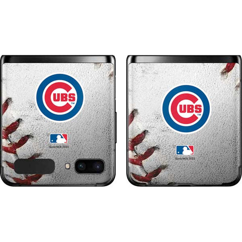 MLB Chicago Cubs Game Ball Galaxy Z Flip Skin